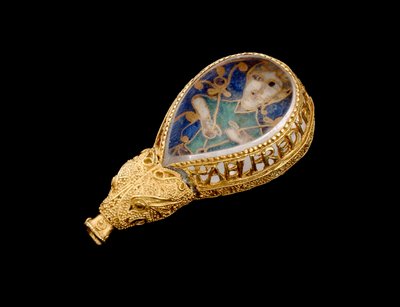 La joya de Alfred (vista lateral) de Anglo Saxon